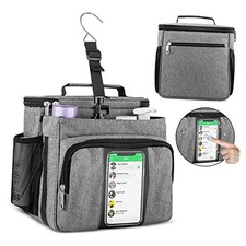 Shower Caddy Tote Bag, Portable Shower Caddy for College Dorm Travel, Grey