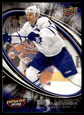 2008-09 Upper Deck Power Play Box Set Mats Sundin Toronto Maple Leafs #277