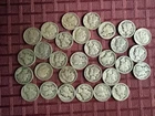 30 Silver Mercury Dimes, A Few Regular Ones 90% Silver Asst Dates 30s 40s 50s