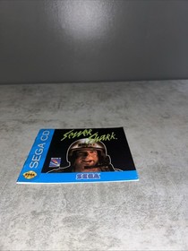 Sewer Shark Sega CD Instruction Manual Only &ndash; Original Booklet 1992