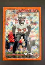 2024 Topps Chrome - Rookies Tykee Smith #278 Orange Geometric Refractor /25 (RC)