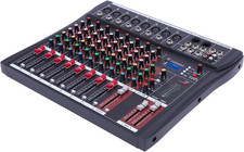 Mixer Audio Professionale a 8 Canali Con Bluetooth E USB – Mixer DJ Con Alimenta