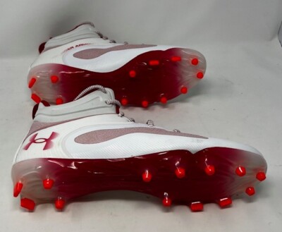Lacrosse Cleats Under Armour Command MC Mid Red‎ White UA Men\'s 7 3025639-101 UNDER ARMOUR MEN main image 4