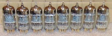 RARE 3 MICA* ONE TUBE * 12AT7 6201 NOS Sylvania [] Getter GOLD Pin 12AT7WA ECC81