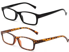 Clear Lens Fashion Glasses Simple and Stylish No Logo Solid Thin Frame Unisex 