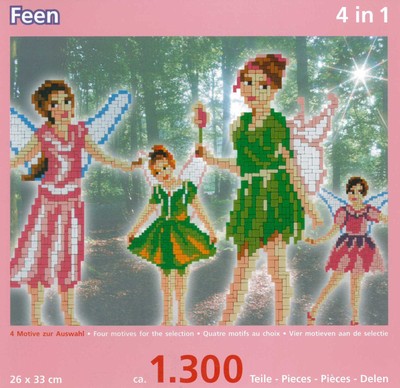 Mini Stecksystem Feen 4 in 1 ca. 1.300 Teile Nr. 41073
