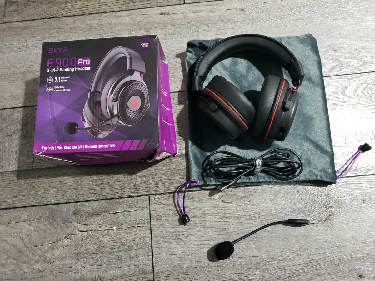 EKSA E900 Pro USB Gaming Headset for PC, Computer Headset