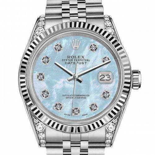 rolex oyster perpetual baby blue
