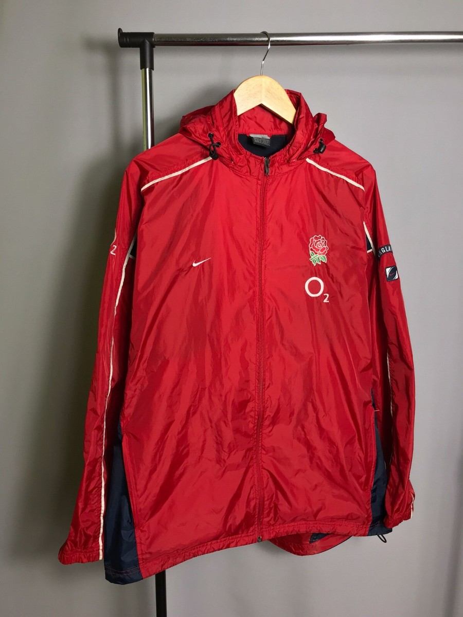 【Nike】 00s〜 England warm up wear O2 Nike England Rugby Union Jersey T-shirt O2 Rare Away 2000s