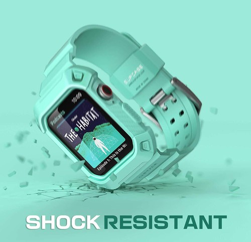 Étui robuste SUPCASE pour Apple Watch Series 5/4/3/2/1 44/40/42/38 mm + bracelets - Photo 43 sur 58