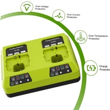 PACK Fast Charger For RYOBI P108 18V One Plus High Capacity Lithium-ion Battery