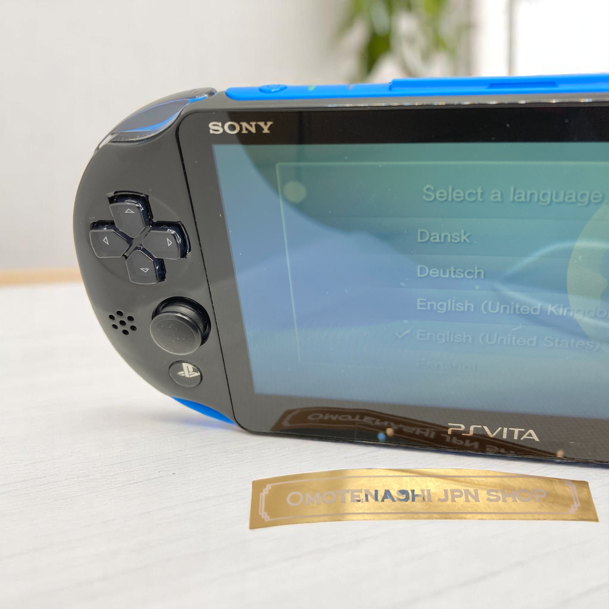 PS Vita PCH-2000 Console Sony Blue / Black PCHJ-10017 Used