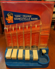 Tom Thumb CoinShooting Bankatelle Bank Made in USA Western Stamping Corp Vintage