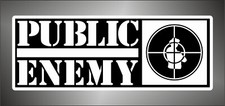 Aufkleber - Sticker - Decal  PUBLIC ENEMY    hip hop rap hard rock