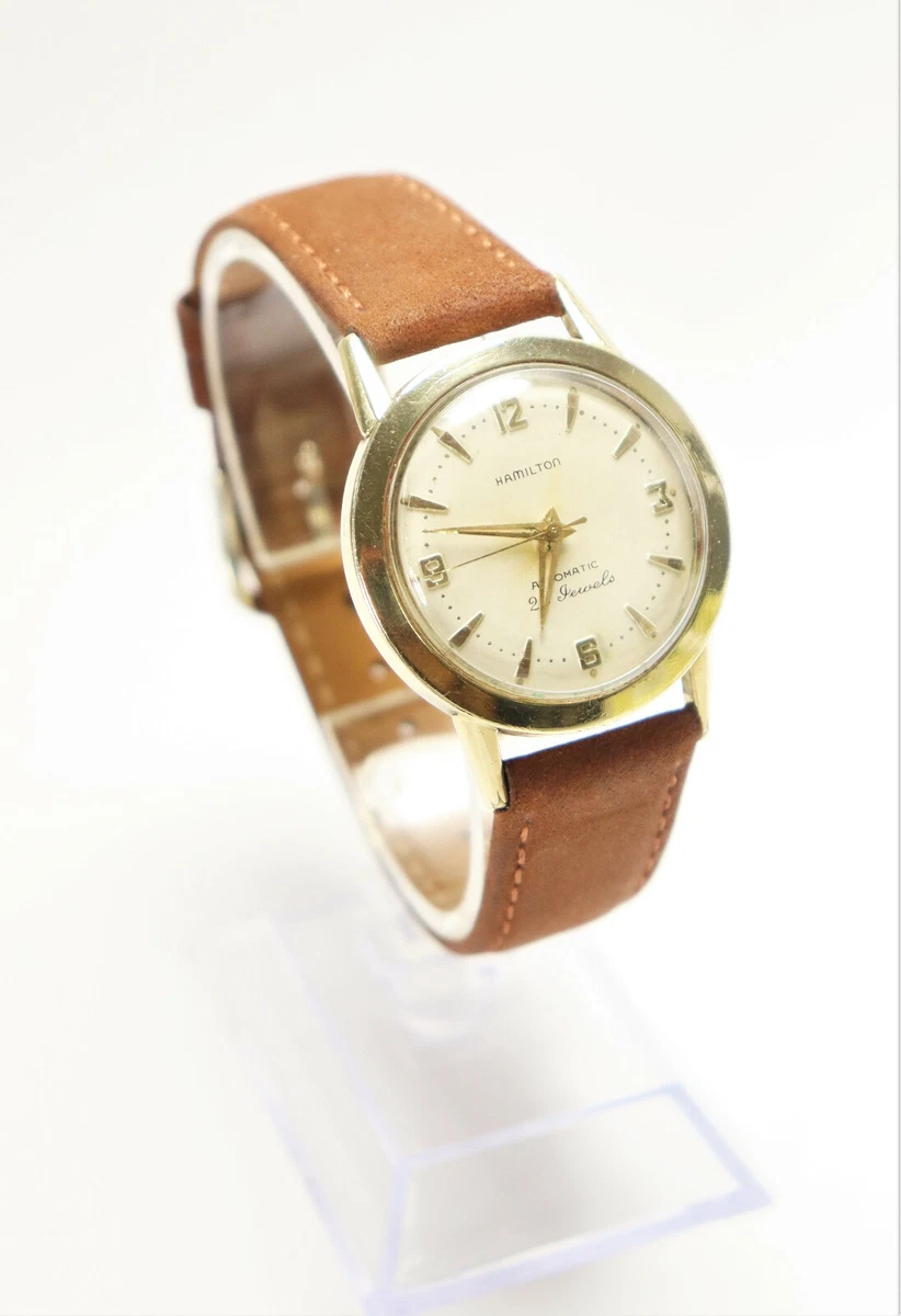 Hamilton Watch Automatic Vintage Pre-owned 23 Jewels 10K Gold Filled Unisex