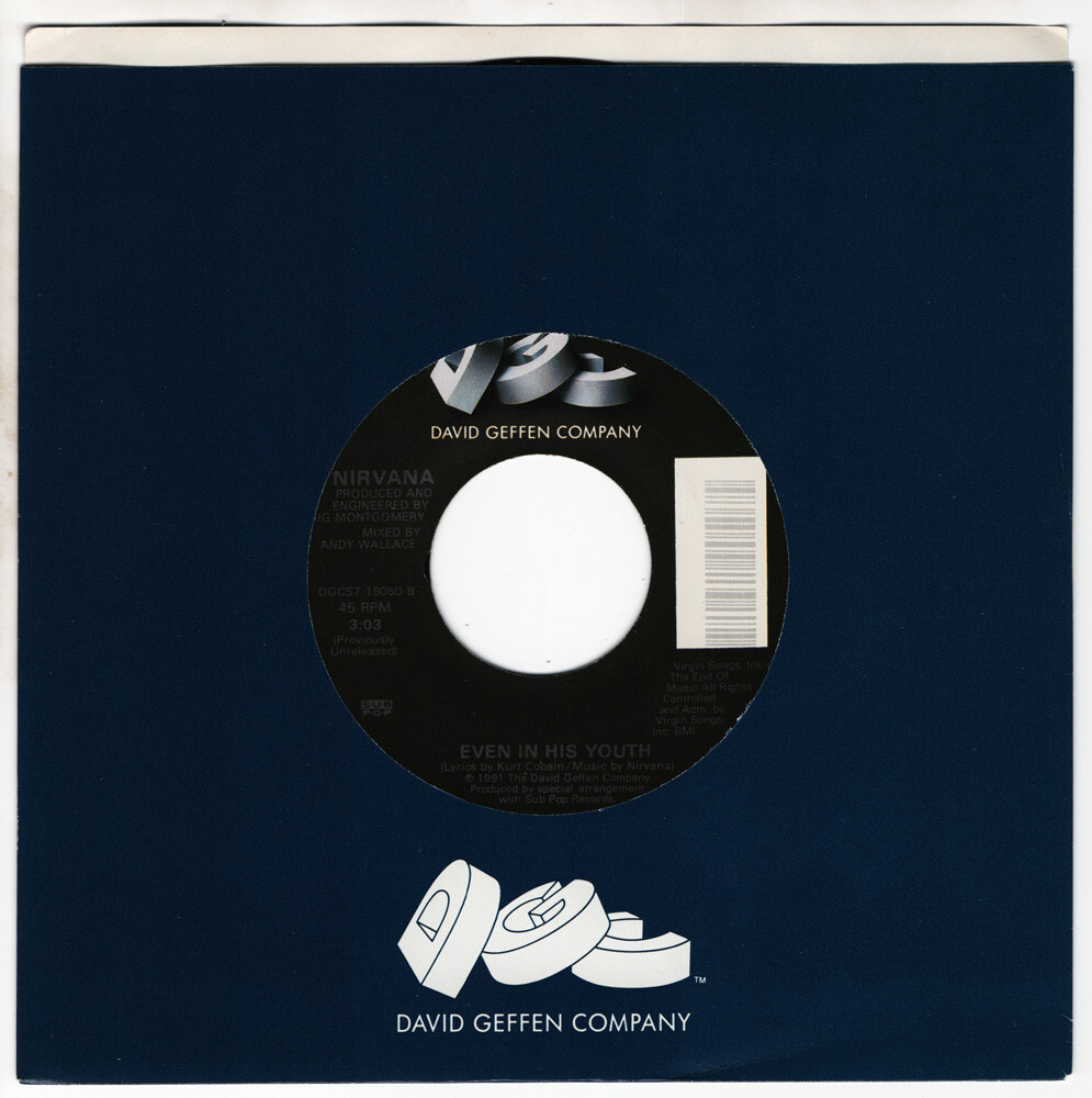 NIRVANA Smells Like Teen Spirit Geffen DGCS7-19050 Unplayed Mint
