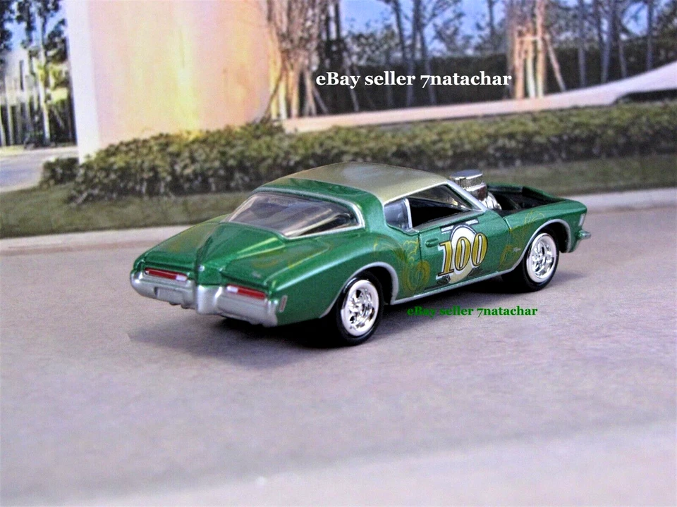Buick Riviera 1971 1972 1973 Boat Tail Pro Street Drag Racing 1/64 Scale Model - Image 3 of 4