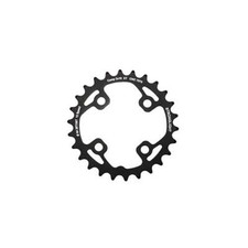 Plateau vtt double 26dts d64 2x10 int noir 4 branches 10v(pour ext 38dts)