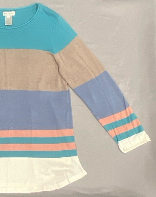 Multiples Womens Sweater Pullover S Multicolor Ra… - image 2