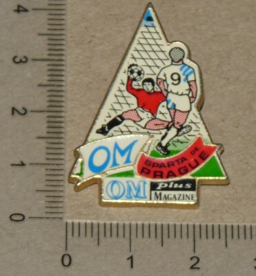 PINS PIN'S OM Plus Magazine Marseille Sparta Prague Praha 1991-1992 C1 Football EUR 4,87 - FR