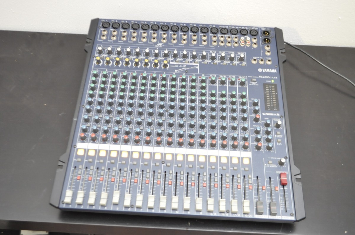 YAMAHA mg206c ヤマハ　ミキサー MG206C / Analog Audio Mixer【中古放送用・業務用 映像機器