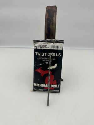 MICHIGAN DRILL 401 5.00 High Speed Steel Twist Taper 6'' Length Drill 5mm NEW OEM