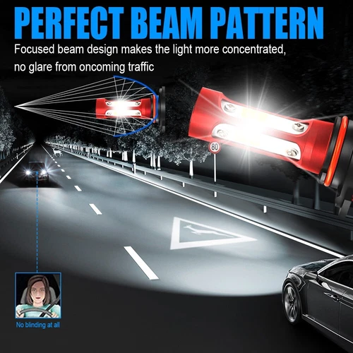 4-Side 9005 9006 Combo LED Headlight Kit High Low Beam Bulb 6000K 4800W 720000LM - Picture 5 of 12