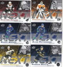 2019-20 19-20 UPPER DECK HOCKEY GENERATION NEXT INSERTS 1-20 COMPLETE YOUR SET