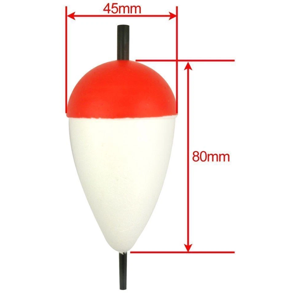 Valued Pack Polystyrene Foam Fishing Floats in Different Size , Bulk Buy - image 3 of 4