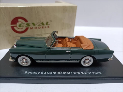 Esval 1/43 Bentley S2 Continental Park Ward 1962 grün Resin Automodell - Bild 2 von 5