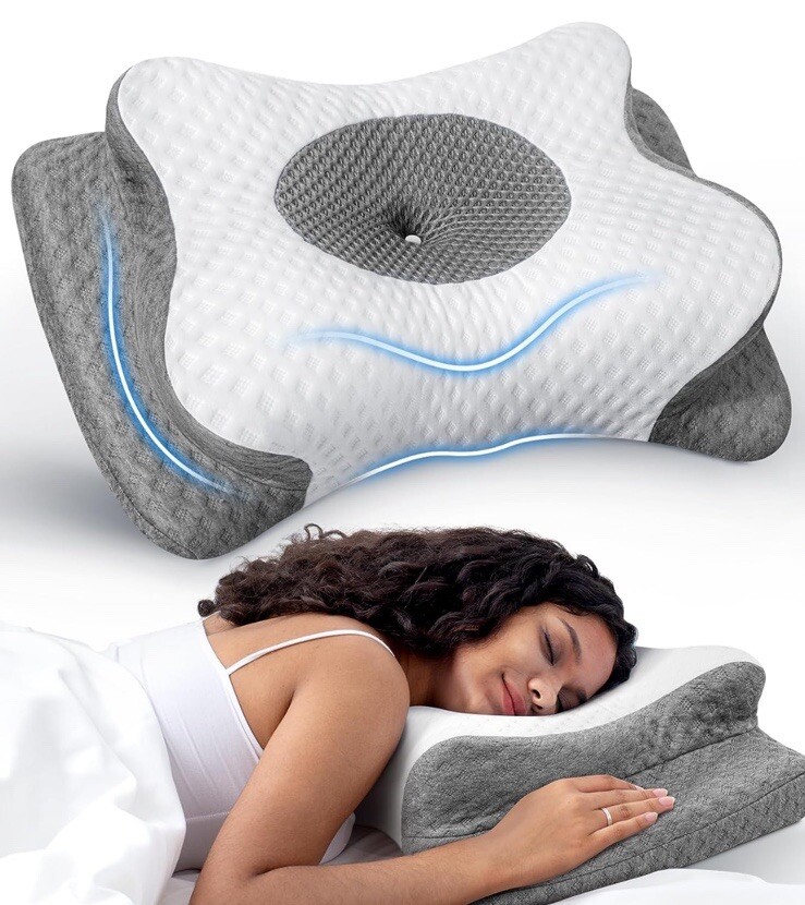 Cozyplayer Neck Ache Pillow Cervical Support Ergonomic Memory Foam