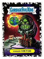 2023 Garbage Pail Kids Intergoolactic Black Hole Parallel Vogon Viktor 12a Card