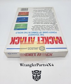 Vintage NES Racket Attack 1988 Jaleco - Brand New Factory Sealed H-Seam Hang Tab