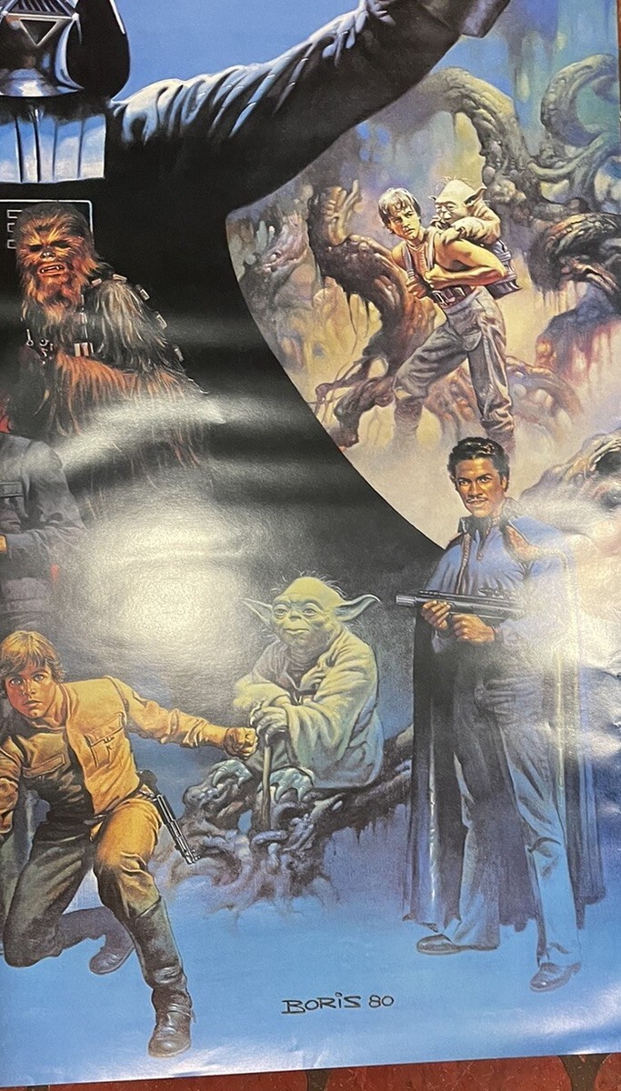 Vintage Star Wars-The Empire Strikes Back Boris '80 Poster 1996