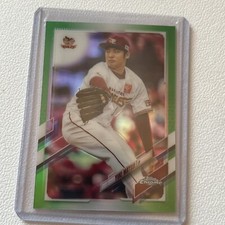 2021 Topps Chrome NPB Yuki Matsui Green Refractor /99 Padres