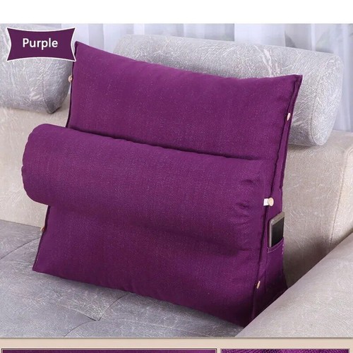 Bettlehne Lesekissen Keilabsatz Rückenlehne Lounge Sofa Kissen Sitzbettkissen - Bild 17 von 34