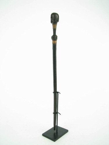 GothamGallery Fine African Tribal Art - South African Tsonga Figure Head Wand - Picture 7 of 10