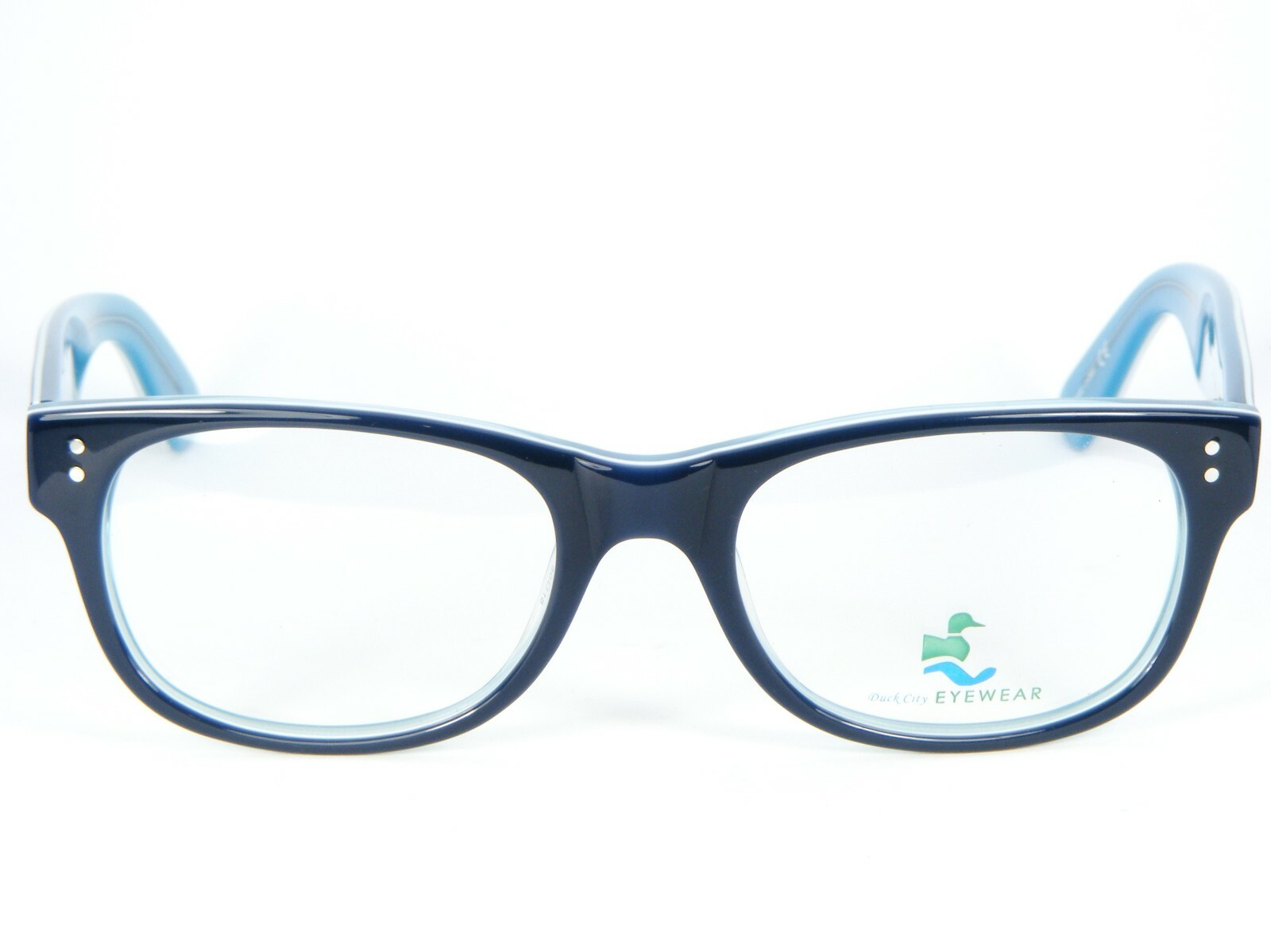 NEW Duck City M802 430 BLUE EYEGLASSES GLASSES PLASTIC FRAME 5018