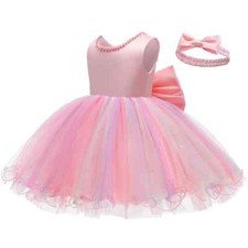 1st Year Birthday Dress Baby Girl Dress for Baby Lace Dress Infant Wedding Party