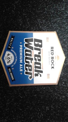 Red Rock Break Wasser Premium Ale 4,6 ABV  Pumpe Clip komplett neu portofrei UK