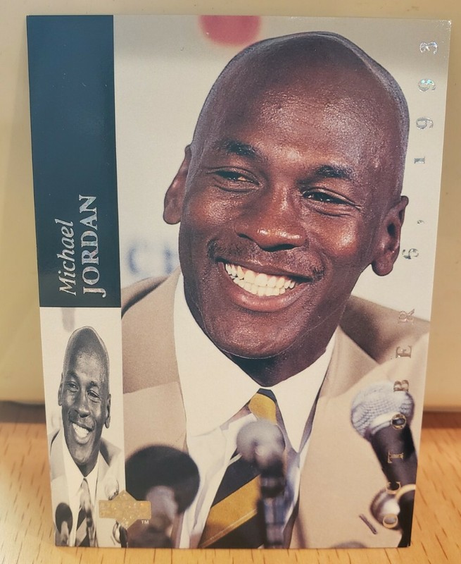 レア90S UPPERDECK JORDAN RETIREMENT CARD 93-94 Upper Deck SE Michael Jordan Retirement - Michael Jordan Cards