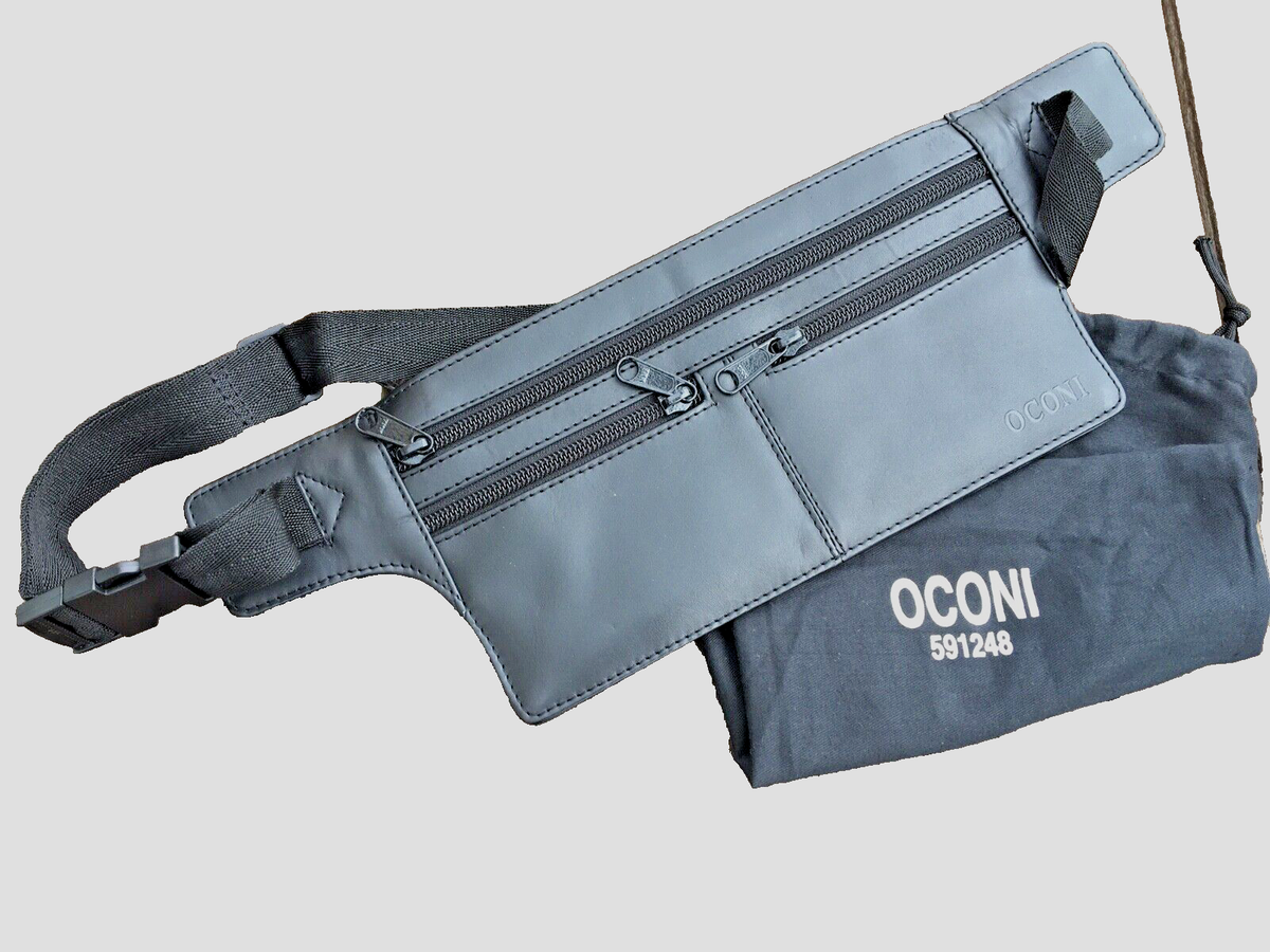 OCONI Gürteltasche • Hüfttasche • Bauchtasche • Crossbag • Leder
