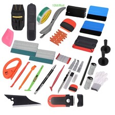 New Vinyl Squeegee Kit Car Wrap Application Tools Window Tint Film Installation