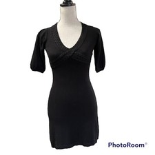 Women’s Buffalo David Bitton Sweater Dress, Black, size XS