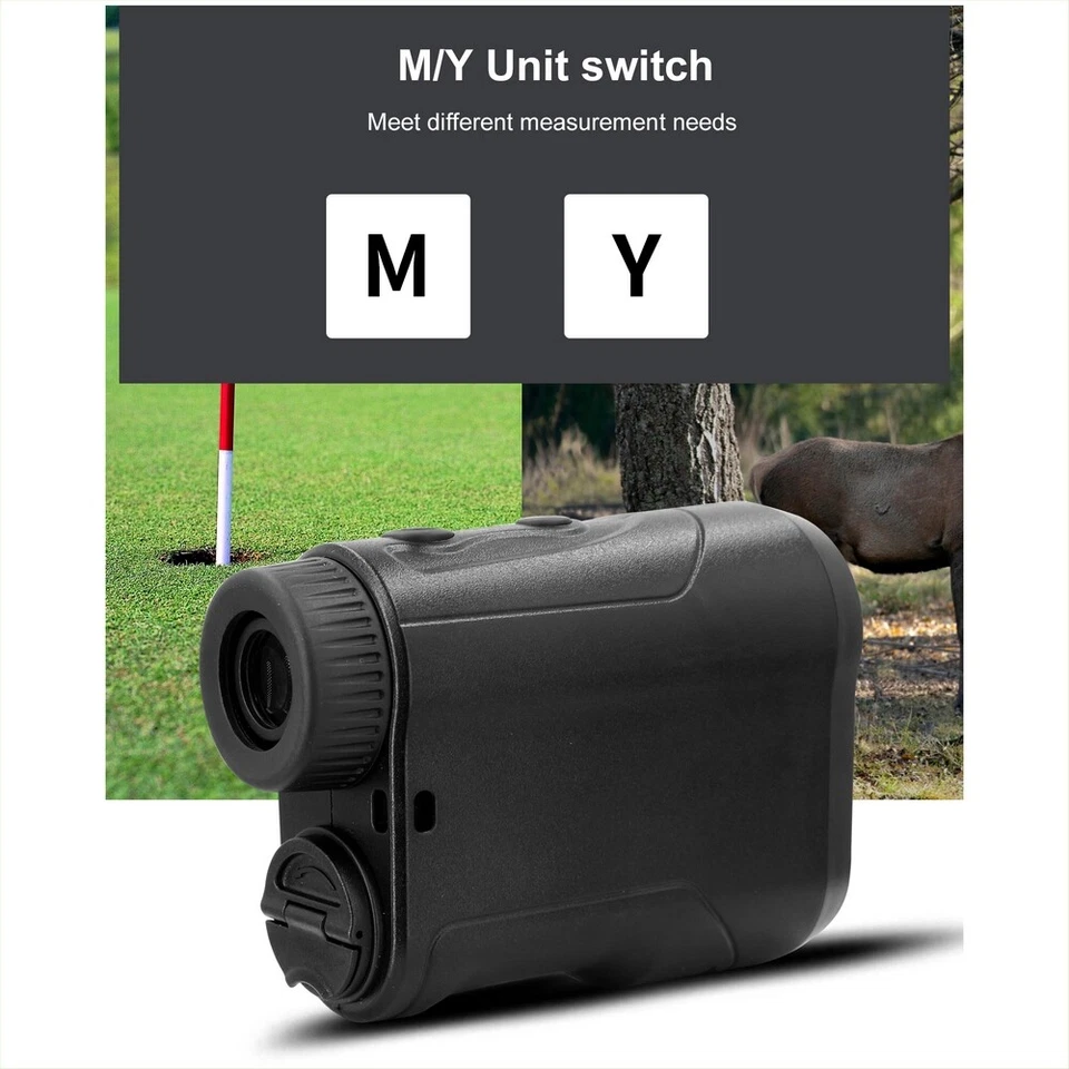 600M Laser Range Finder Hunting Rangefinder Distance Height Speed Meter Scope - Image 3 of 4
