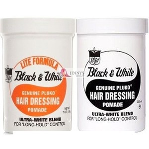 Black And White Hair Wax Genuine Pluko Black Lite Hair Dressing