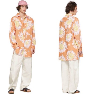 JACQUEMUS】2020ss Orange floral SHIRT | eBay