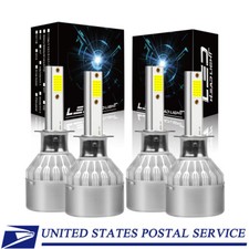 4Pcs H1 + H1 LED Headlight Bulbs For Honda CR-V 2005-2006 for Mazda 6 2003-2008