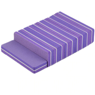 20 Mini Buffer 100/180 Körnung Schleifblock Nailart Nails Maniküre Feile Nägel
