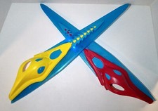  2 Power Rangers Movie 24" Red  Yellow Ranger Sword Talking Light Up Bandai